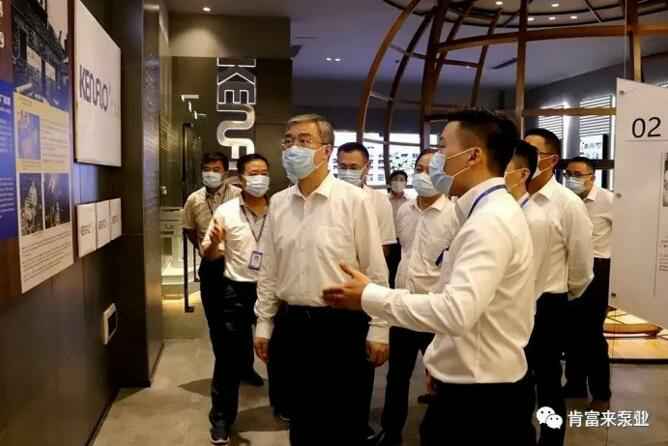 佛山市委书记鲁毅到西安笑宇在线影视制作有限公司调研